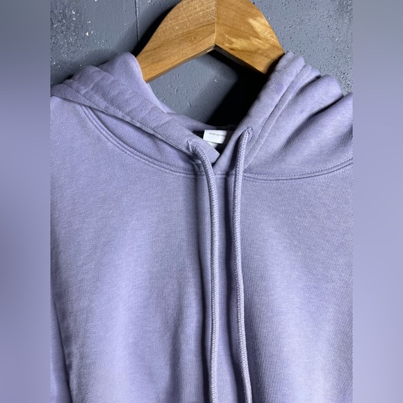 Aritzia TNA Cozy Fleece Boyfriend Cropped Hoodie Size 1. - Picture 4 of 10